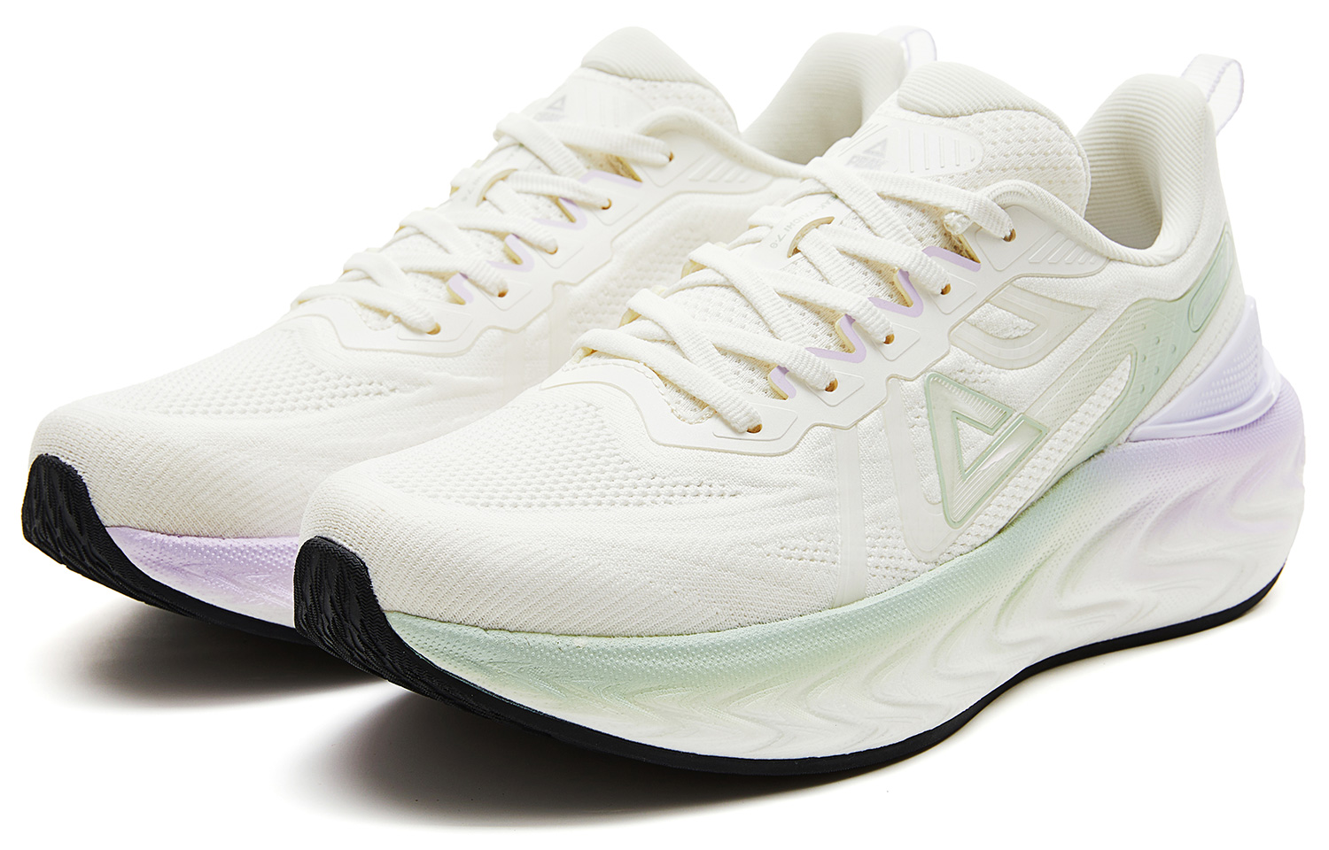 PEAK Taichi 7.0 Running Shoes Women’s Low Top Super Light White Purple