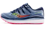 Saucony Triumph Iso5 Comfortable Mesh Cushioning Slip Resistant Breathable Lightweight Low top Running Shoes Women's