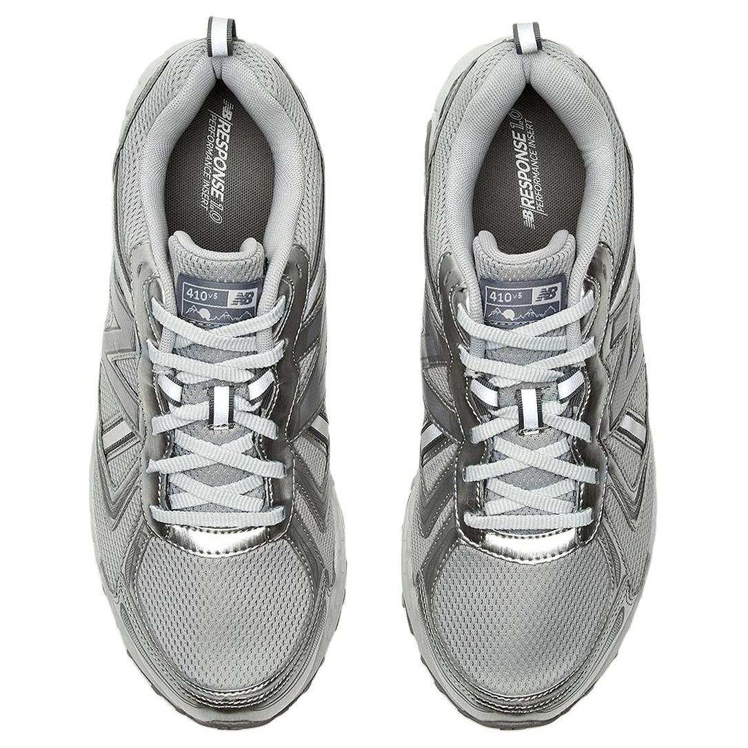 New Balance T410 Comfortable Abrasion Resistant Low top Running Shoes Unisex Gray Silver