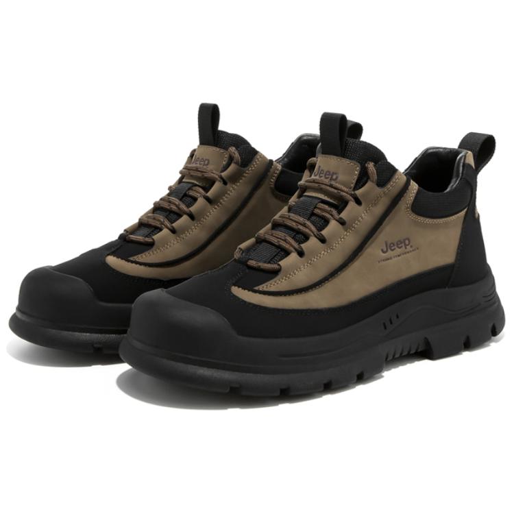 Jeep Abrasion Resistant Thickened And Fleece Lined, Thermal, Comfortable, Versatile Ankle Length Winter Boots Men’s