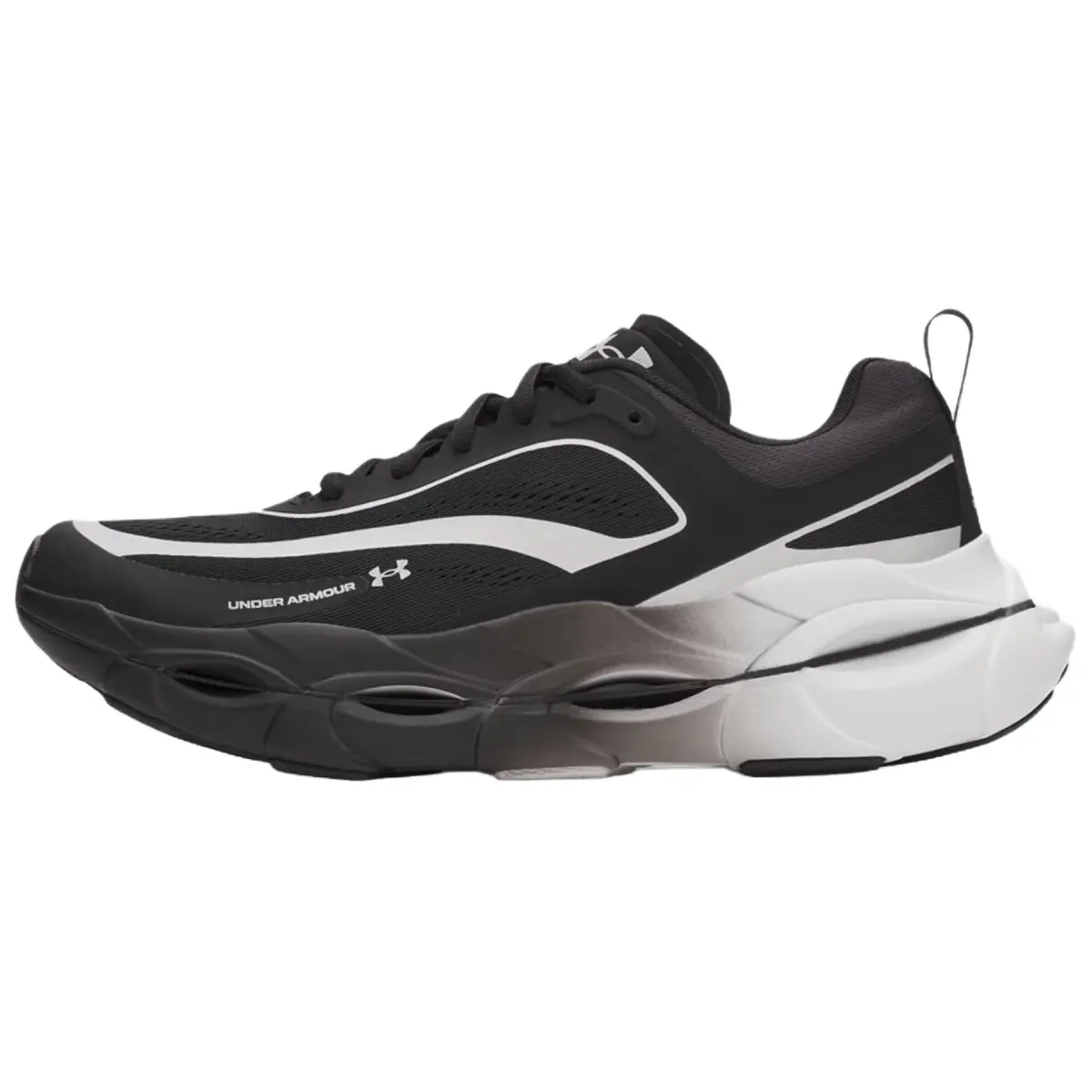 Under Armour Halo Racer Support Rebound Running Shoes Men's Black White