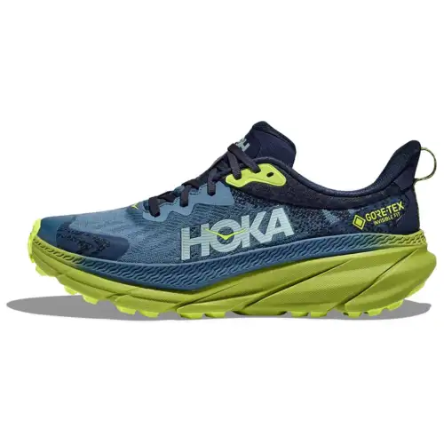 HOKA ONE ONE Challenger Atr 7 Gore Tex Outer Space Dark Citron