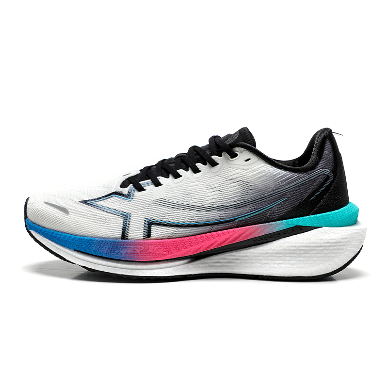 XTEP 360X SE Fabric Cushioning Breathable Low top Running Shoes Men’s White Black