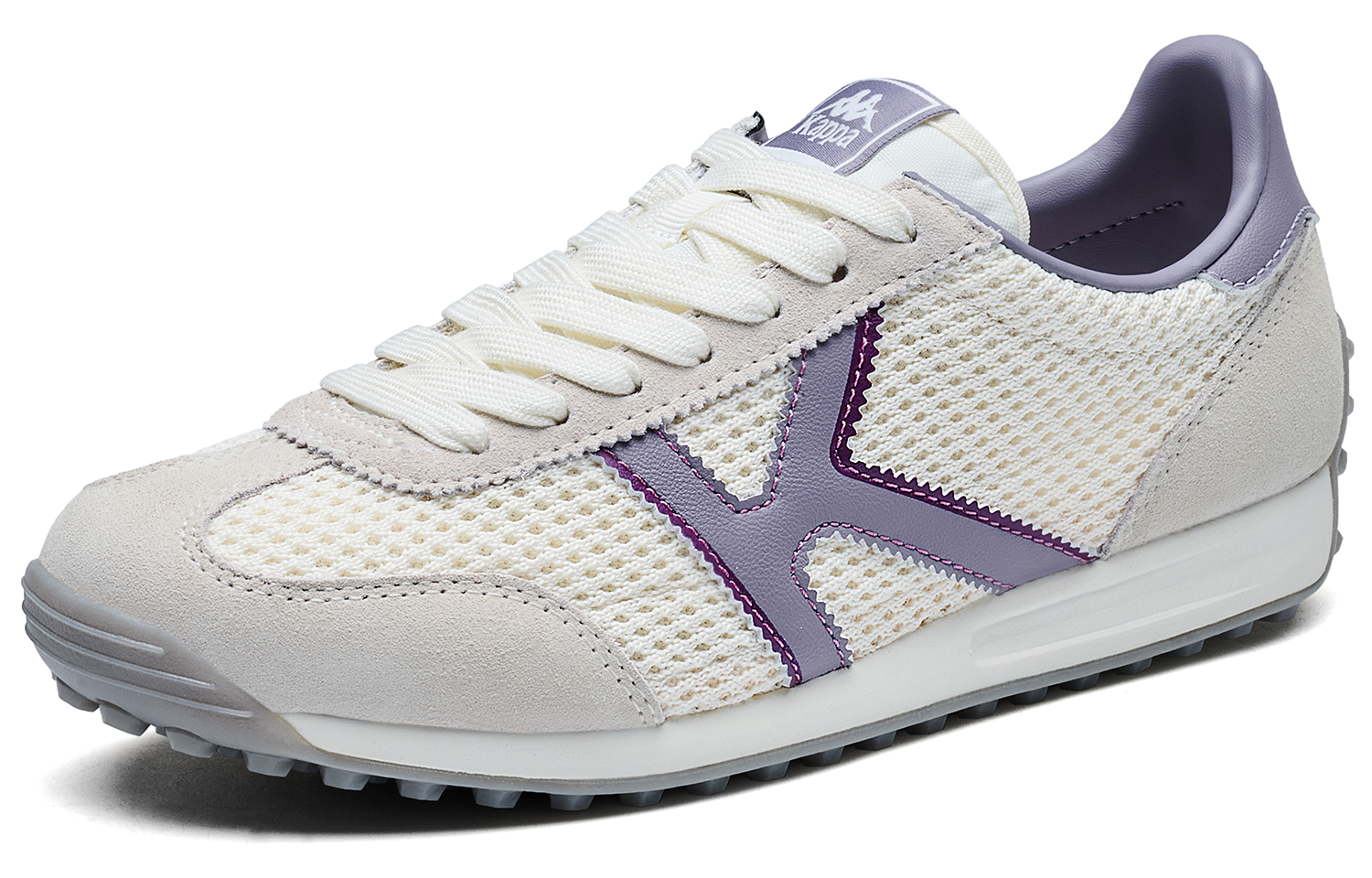 Kappa SERIES Abrasion Resistant Low top Running Shoes Women’s Winter White Malt Brown Beige Purple