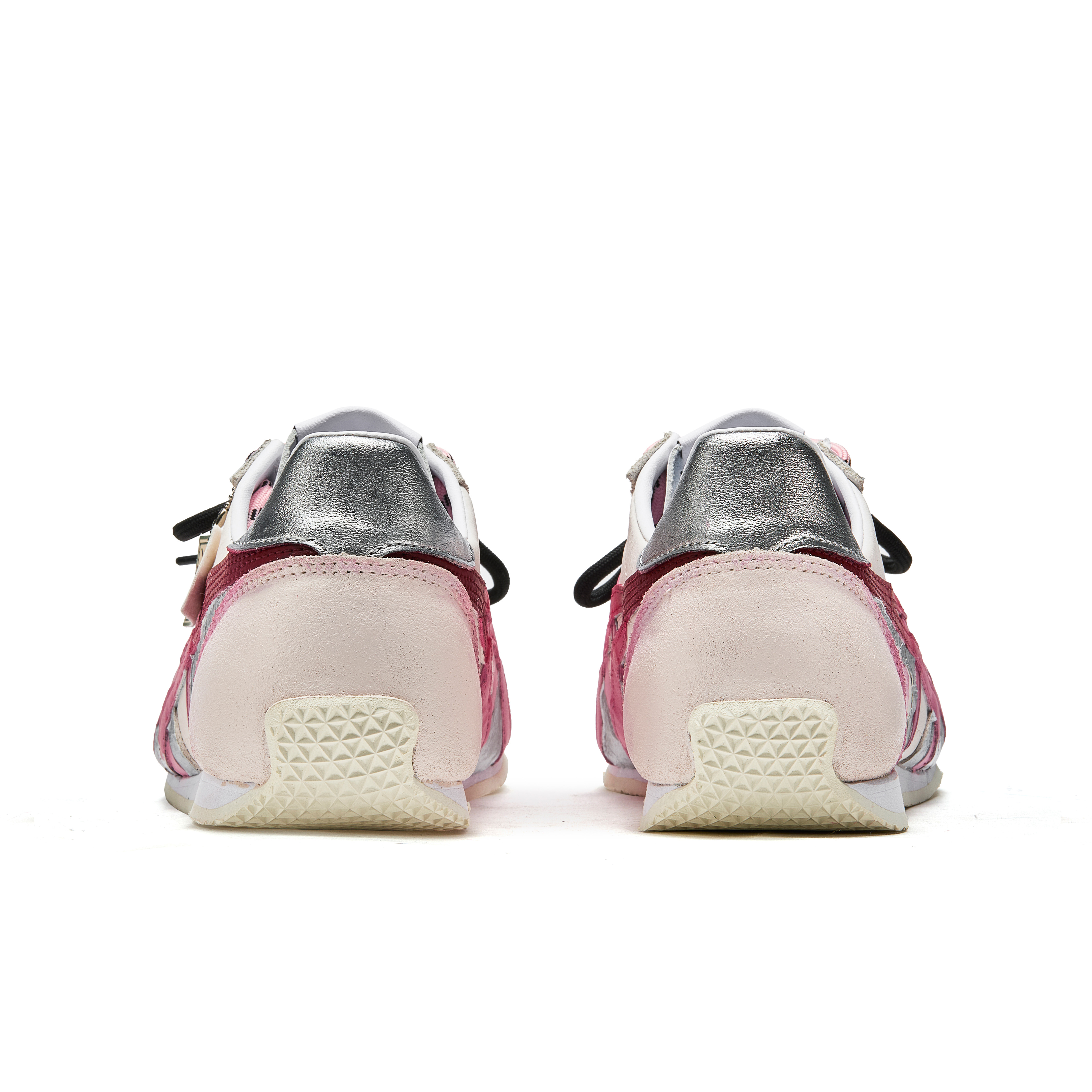 Onitsuka Tiger Runspark Slip Resistant Low top Running Shoes Unisex White Pink