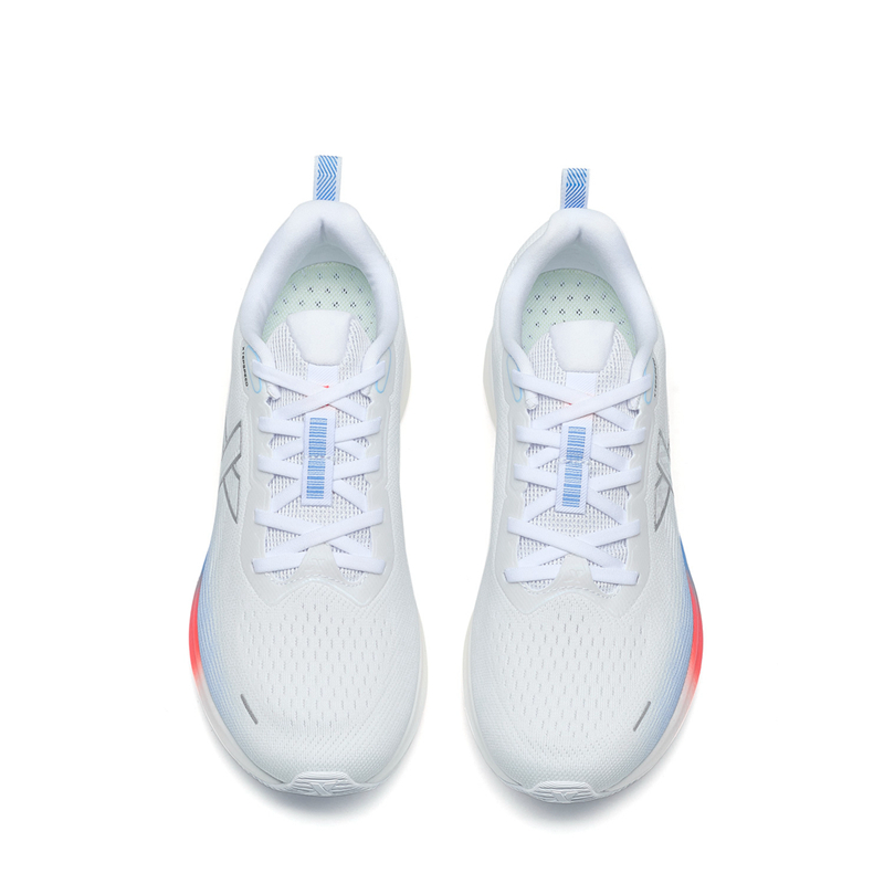 XTEP 5.0LITE Fabric Low top Long Distance Running Sprint Running Shoes Men’s White Blue