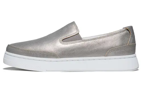 Timberland Women's Casual Shoes Women's Low Top Silver Gray/White