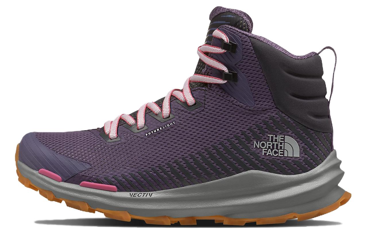 THE NORTH FACE Vectiv Fastpack Futurelight Slip Resistant Abrasion Resistant High top Outdoor Shoes Women's Purple