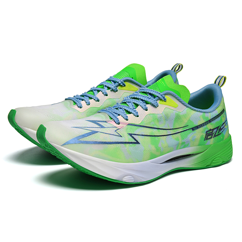 QIFEI Running Shoes Unisex Low Top Green/Aqua