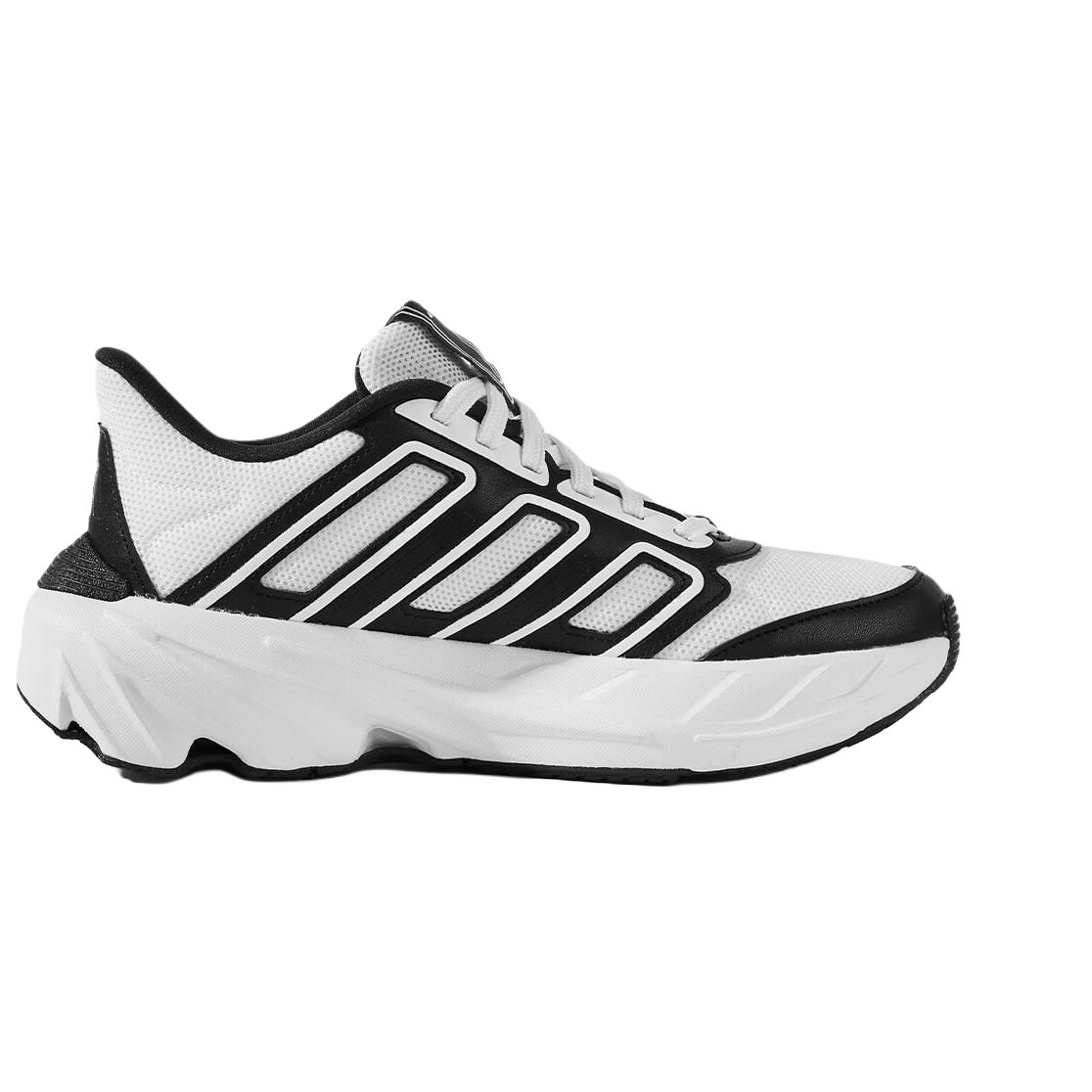 Adidas Slip Resistant Abrasion Resistant Low top Running Shoes Unisex Black White