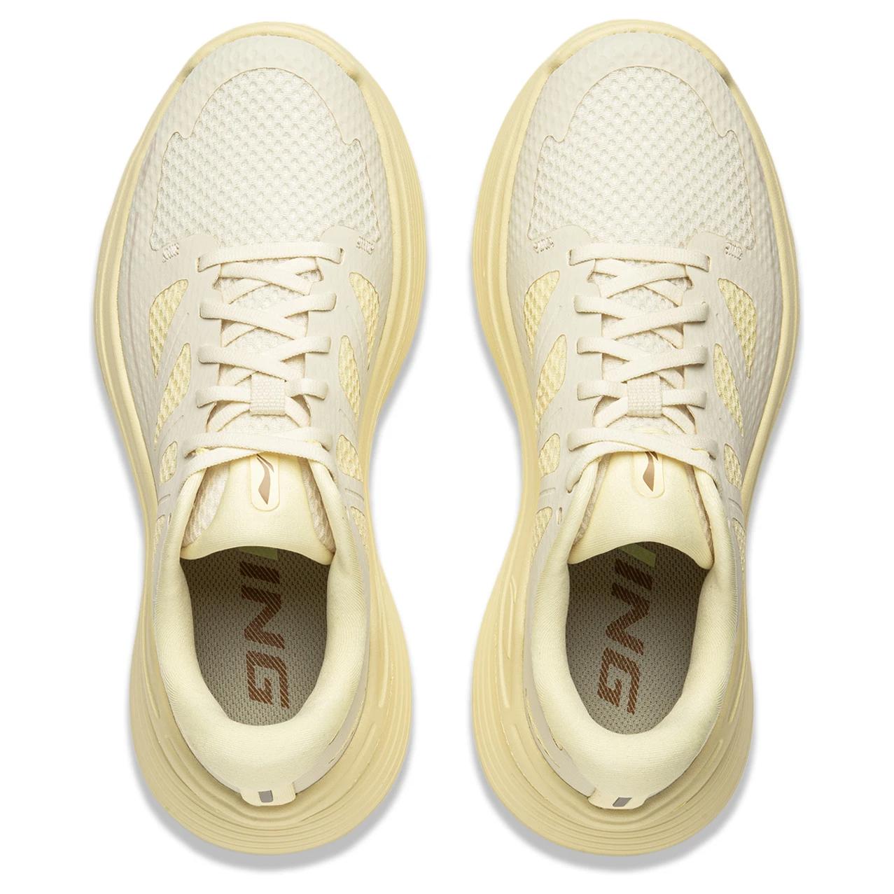 Li Ning Ling Yue Slip Resistant, Breathable, Lightweight Low top Casual Running Shoes Women’s Yellow