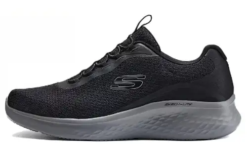 Skechers Fabric Low top Casual Running Shoes Men's Blue