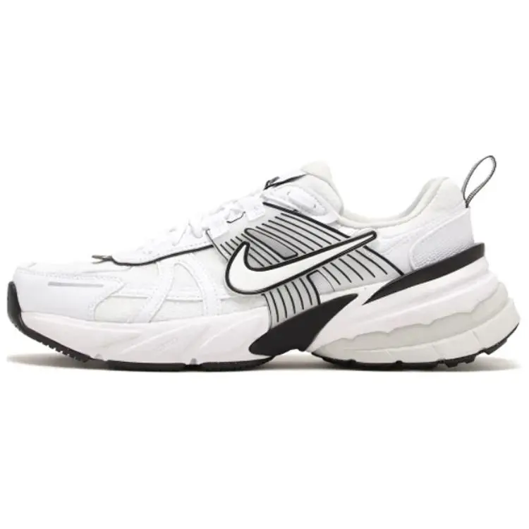 Nike V2K Run Fabric Breathable Low top Casual City Commuting Running Shoes Women's White