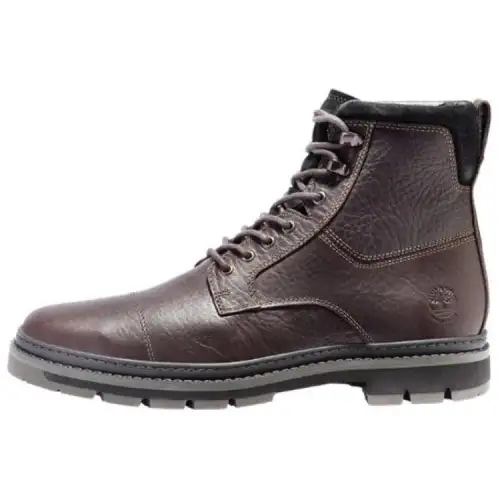 Timberland Port Union Thermal Abrasion Resistant Cushioning Crew Outdoor Boots Men's Dark Brown