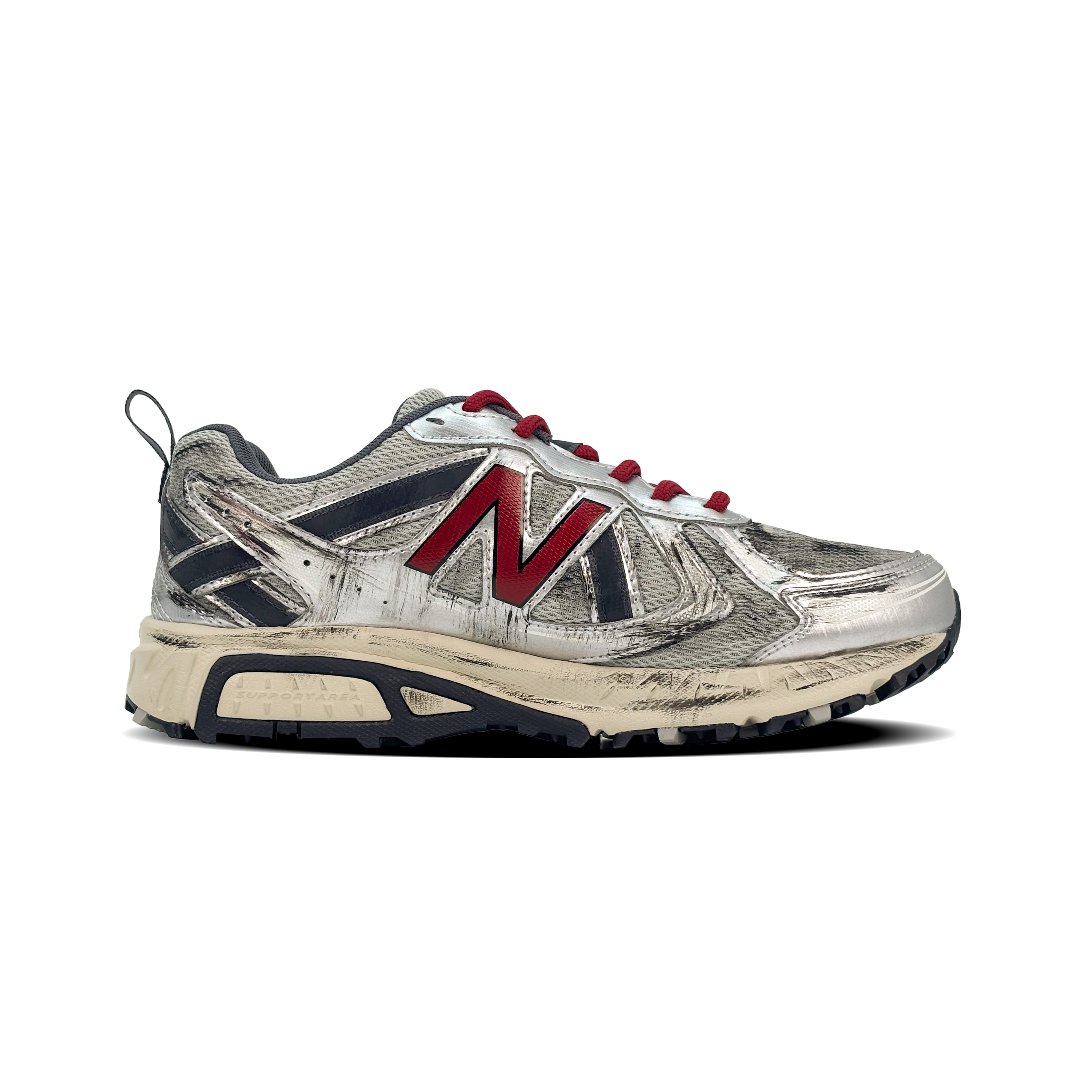 New Balance NB 410 V5 Abrasion Resistant Low top Running Shoes Unisex Black Gray