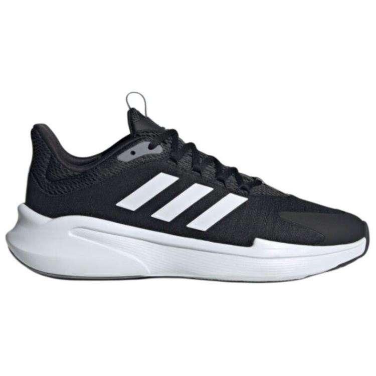 Adidas Alphaedge+ PU, Textile Low top Running Shoes Men’s Black