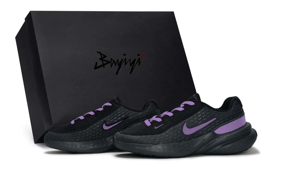 Nike Uplift SC Slip Resistant Abrasion Resistant Low top Running Shoes Unisex Black Purple