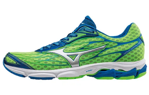 Mizuno Wave Catalyst Cozy Wear resistant Green Blue