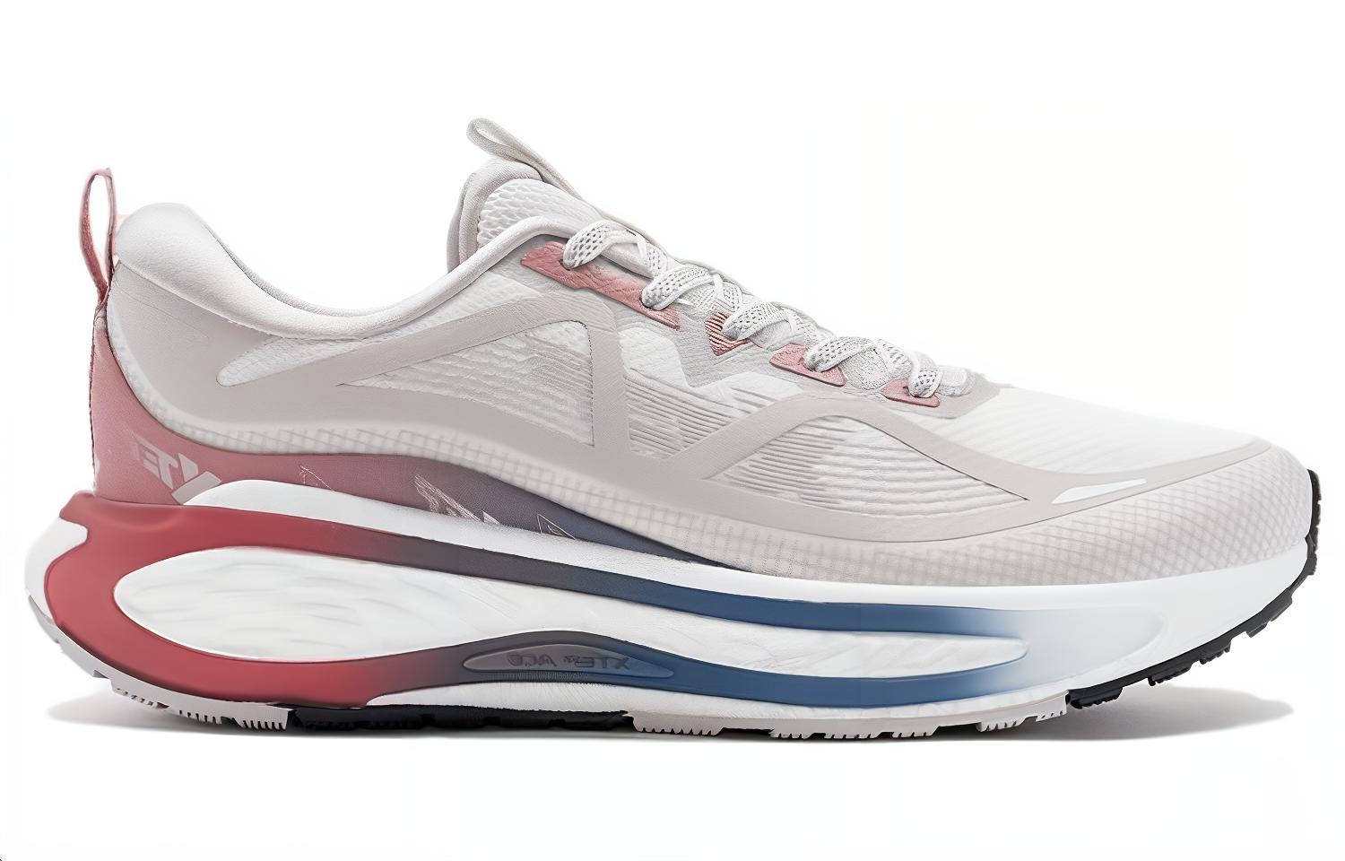 XTEP Cushioning, Wear Resistant Low top Running Shoes Women’s White Pink