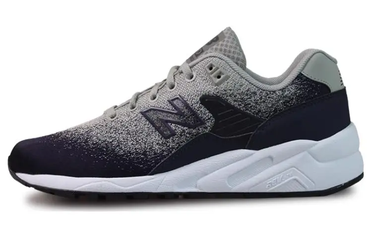 New Balance NB 580 Cushioning Breathable Cushioning Breathable Mid top Running Shoes Men's Gray Blue