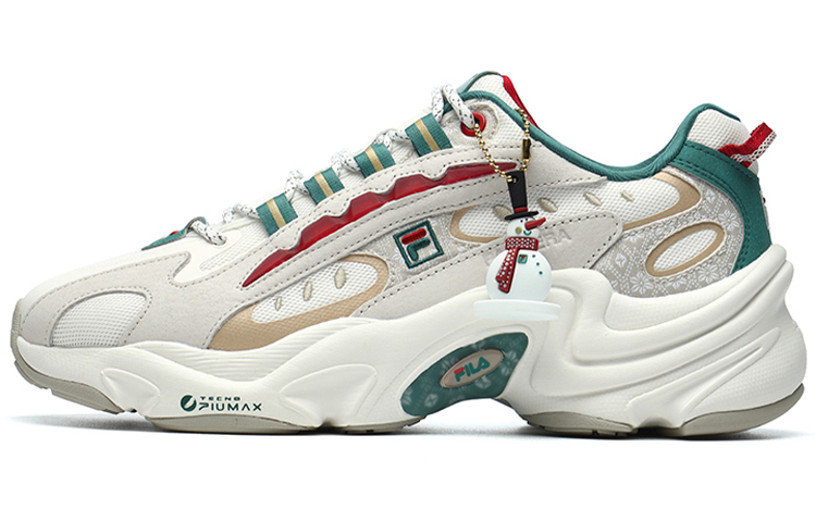 Мужские кроссовки Fila Pantera Xms (бело-красно-зеленый)