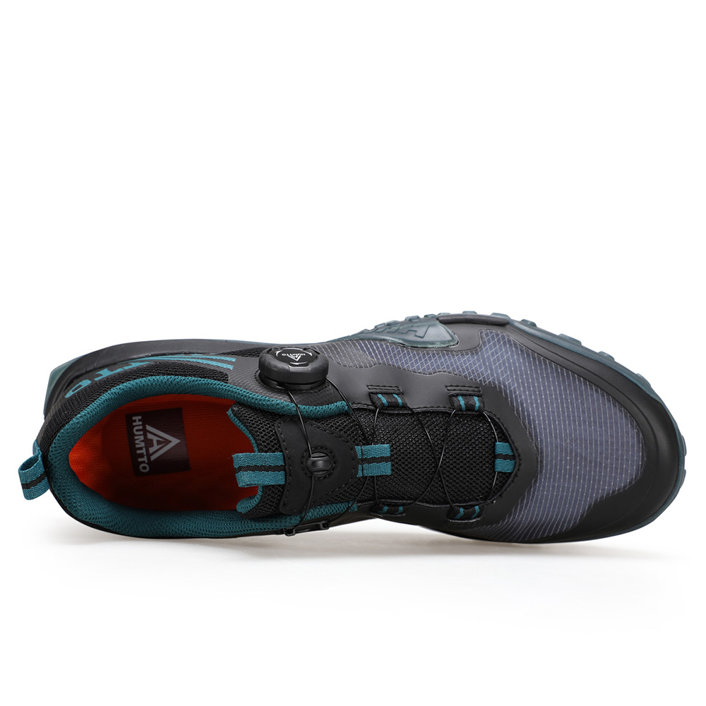 HUMTTO Low top Outdoor Shoes Men’s Black Blue