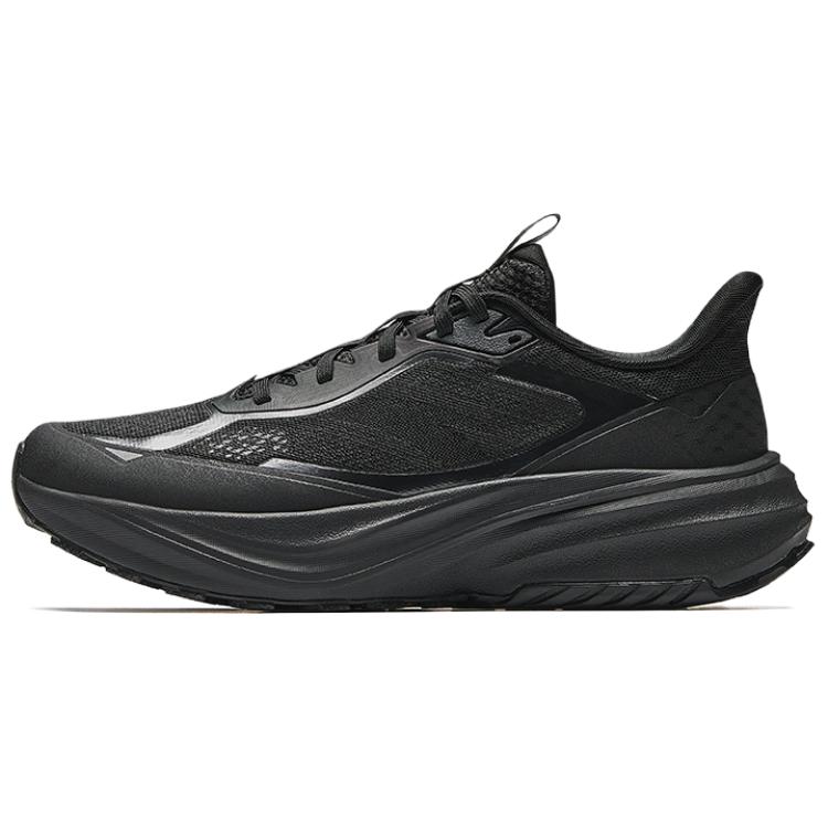 Anta Kunlun Outdoor Sports Slip Resistant Abrasion Resistant Low top Trail Running Shoes Men's Basic Black