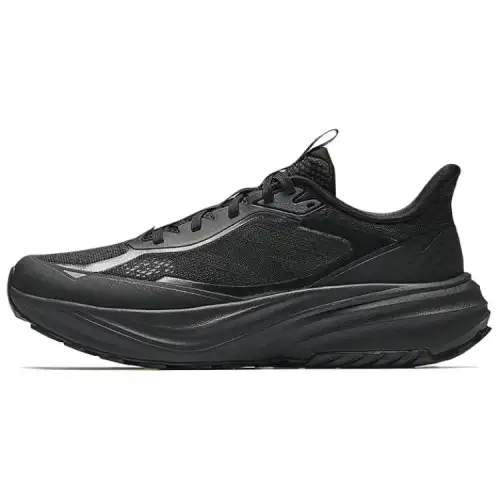 Anta Kunlun Outdoor Sports Slip Resistant Abrasion Resistant Low top Trail Running Shoes Men's Basic Black