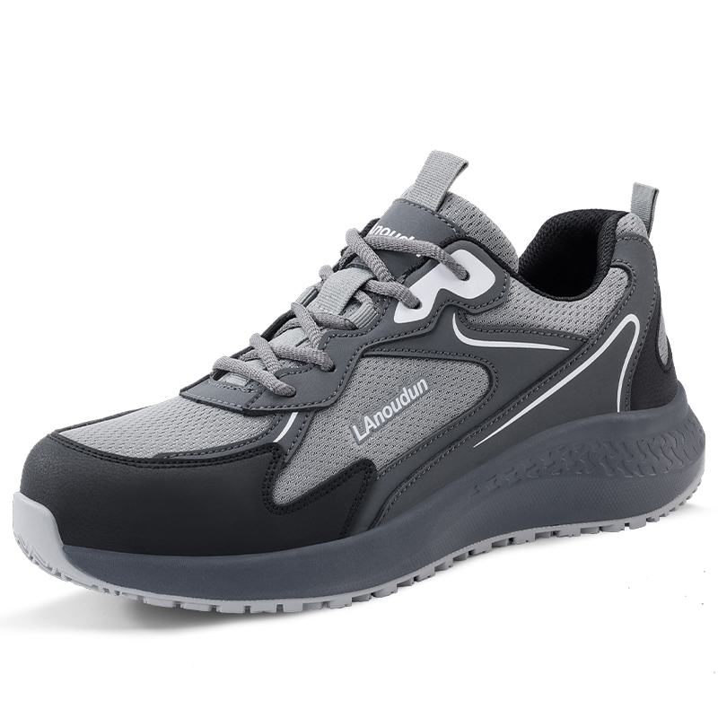LANOUDUN Non slip Lightweight Low top Outdoor Shoes Unisex Slate Gray