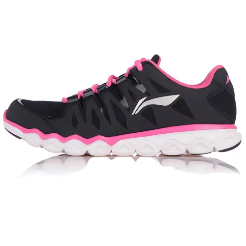 Li Ning Running Shoes Women's Low Top Black/White/Pink