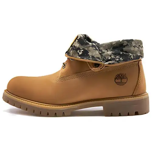 Timberland Roll Top Fabric Collar Reversible Boots, Loose Fit Abrasion Resistant Abrasion Resistant Ankle Length