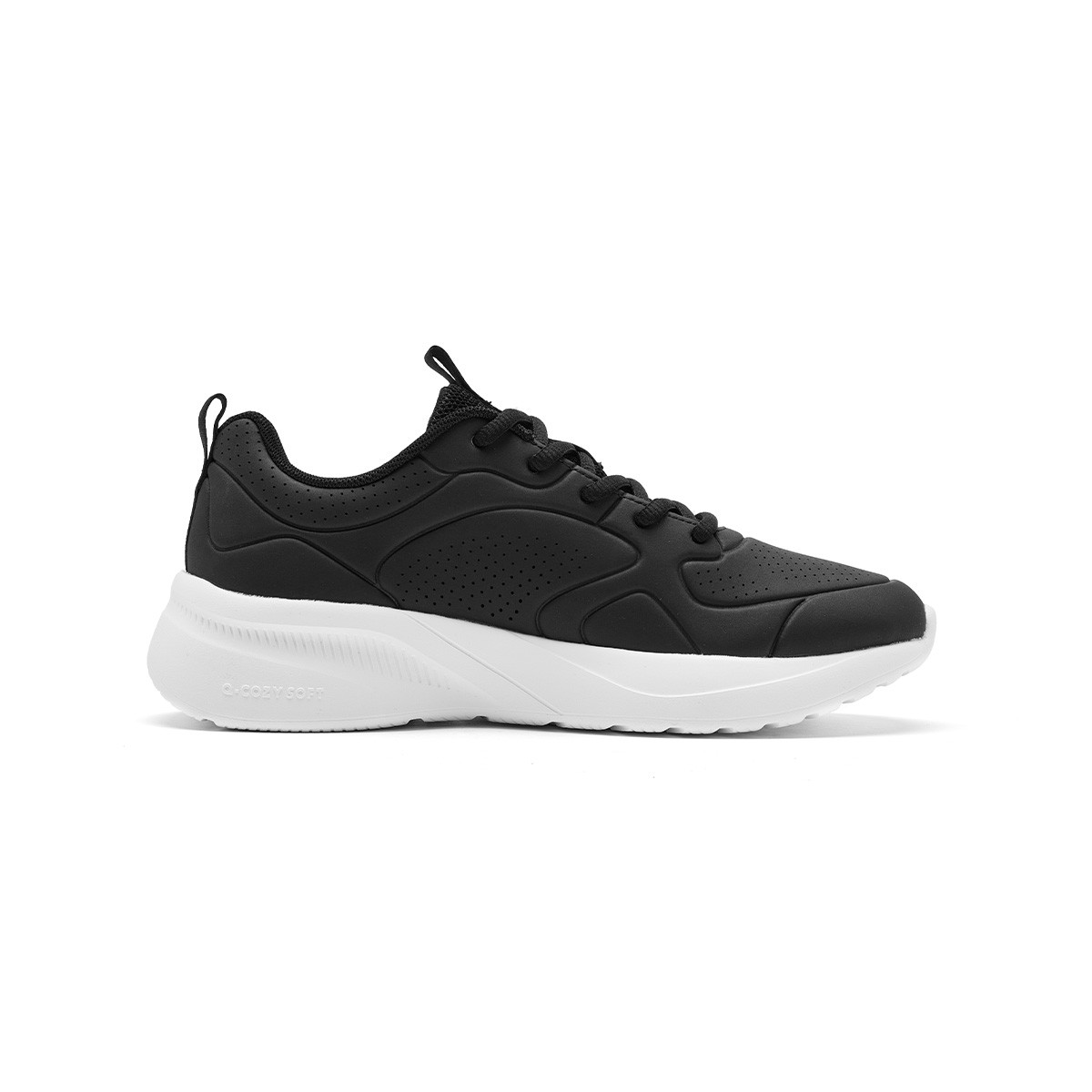 QIAODAN Cushioning Slip Resistant Abrasion Resistant Low top Running Shoes Women’s Black