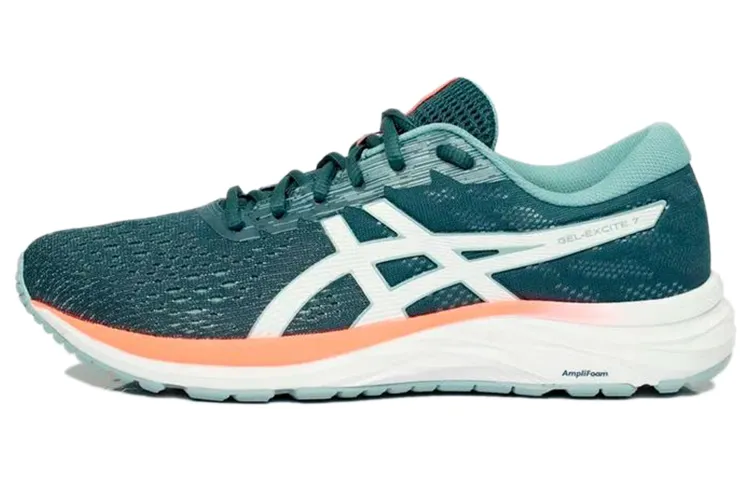 Asics Gel Excite 7 Comfortable Abrasion Resistant Low top Running Shoes Men's Teal