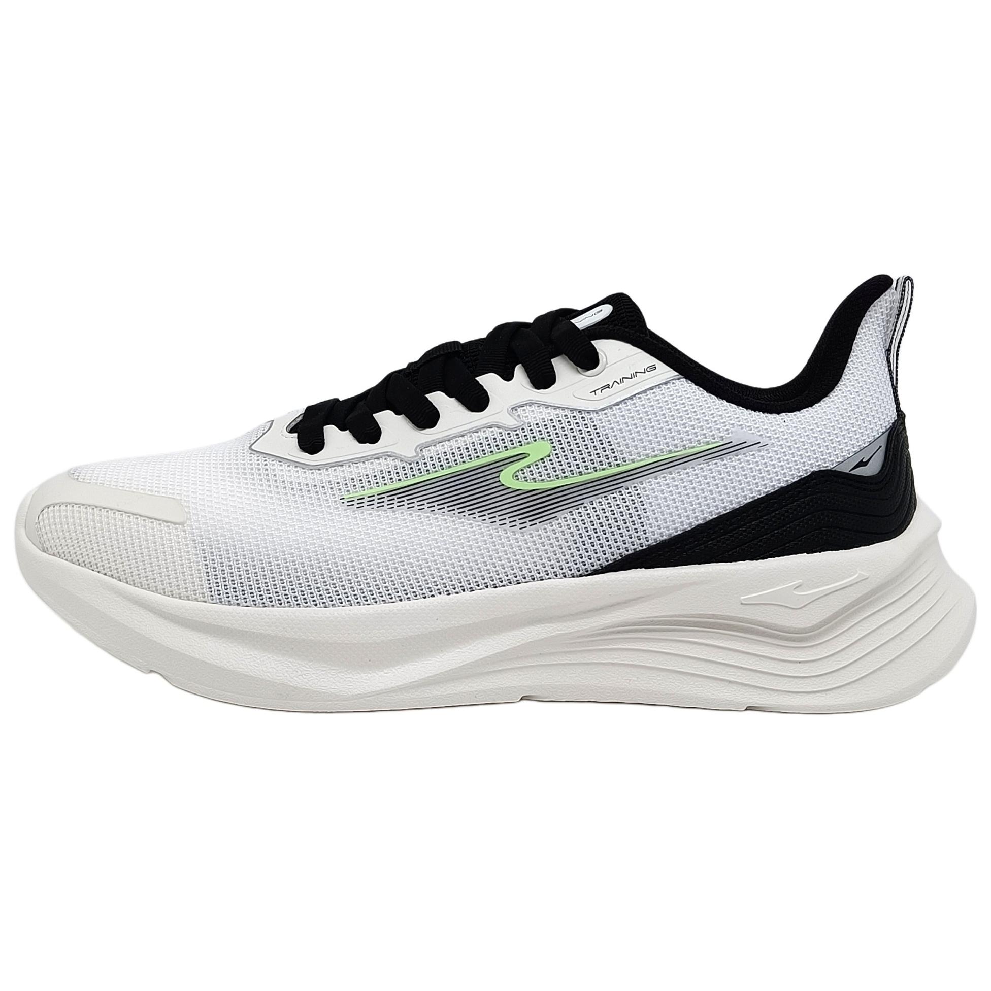 Erke Cushioning Abrasion Resistant Breathable Low top Running Shoes Men’s Black White