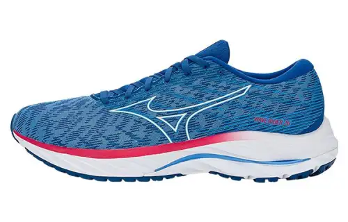 Mizuno Wave Rider 26 Cushioning, Wear Resistant Low top Running Shoes Men's Blue