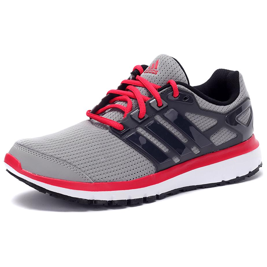 Adidas Energy Cloud Slip Resistant Abrasion Resistant Low top Running Shoes Men’s Gray Black Red