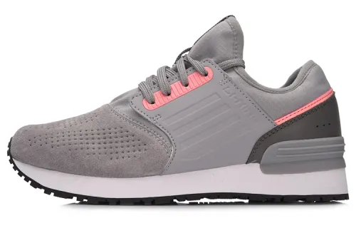 Li Ning Running Shoes Women's Low Top Gray/Orange