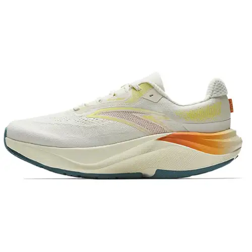 Anta Cushioning Abrasion Resistant Breathable Low top Casual Running Shoes Men's Pure Porcelain White