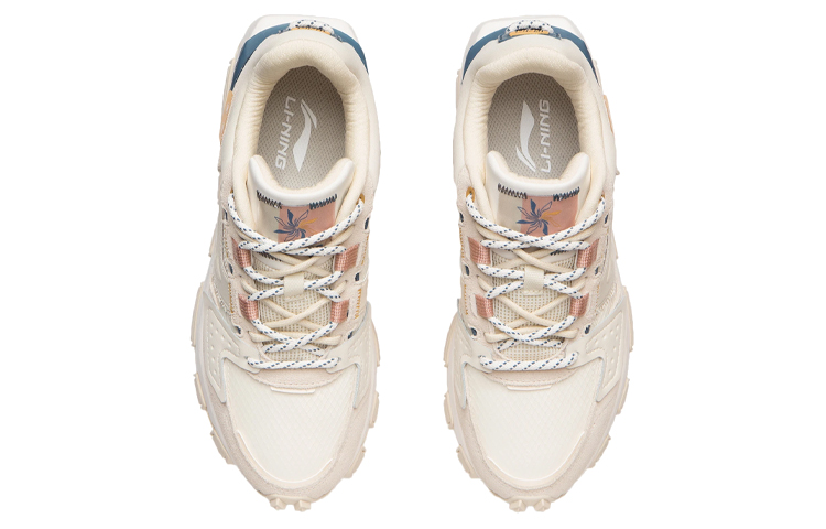Li Ning Cloud Sword Cloud Sword Cushioning Rebound Low top Running Shoes Women’s Light Vintage Yellow Green