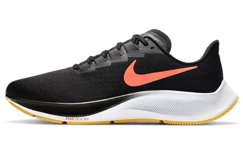 Nike Pegasus 37 Comfortable and Versatile Low-top Air Cushion Casual Training Running Shoes Men's Black Orange