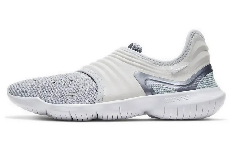 Nike Free Rn Flyknit 3.0 Pure Platinum Women's