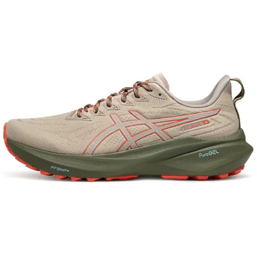 ASICS GT 2000 13 Tr Nature Bathing Beige Red Snapper Green