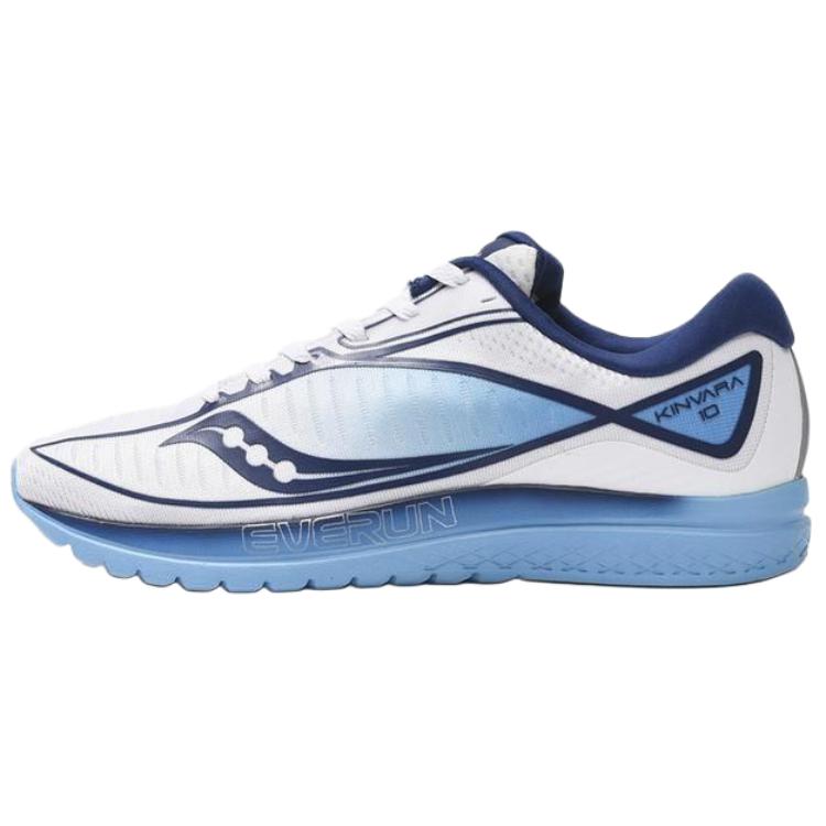 Saucony Kinvara 10 Nylon Slip Resistant Abrasion Resistant Low top Casual Running Shoes Unisex White
