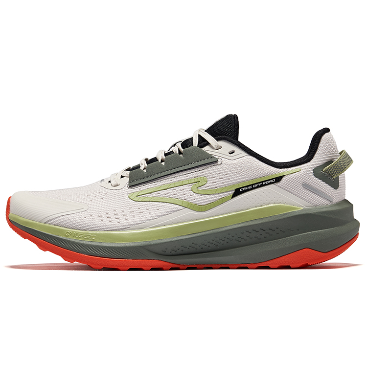 Erke Wild 2.0 Cushioning, Wear Resistant Low top Casual Running Shoes Men’s Beige Green