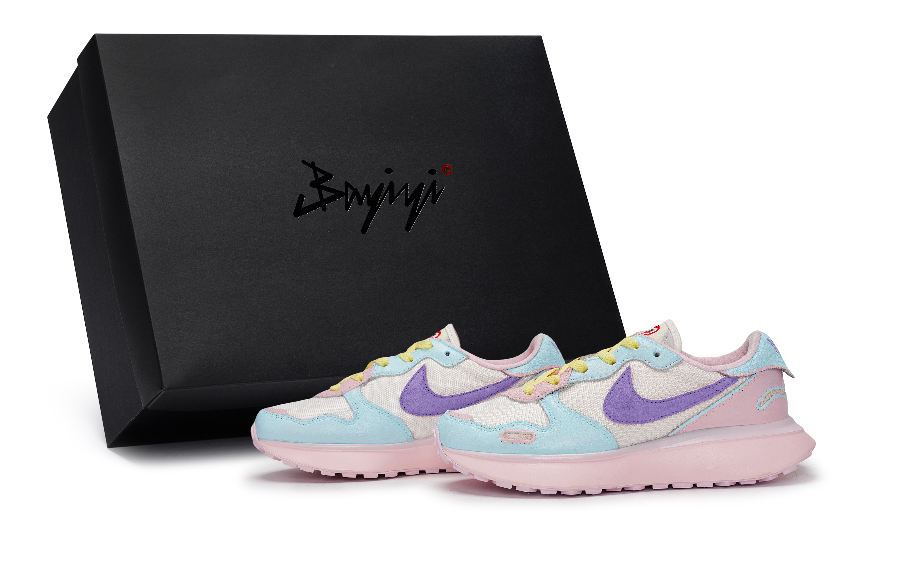 Nike Phoenix Waffle Low top Running Shoes Women’s Pink Blue Purple