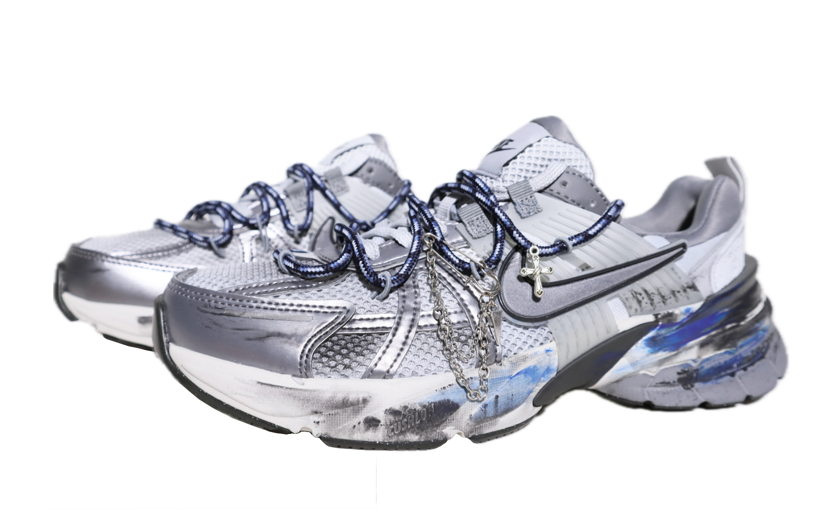 Nike V2K Run Low top Running Shoes Women’s Blue Black