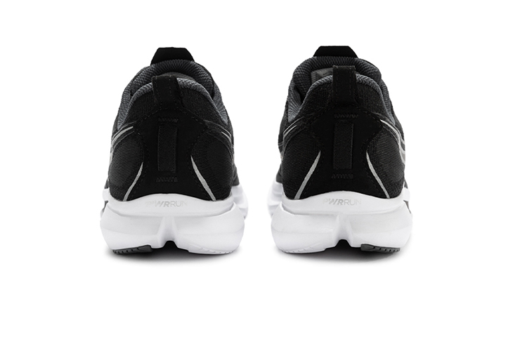 Saucony Fabric Cushioning Abrasion Resistant Breathable Low top Training Running Shoes Men’s Black Silver