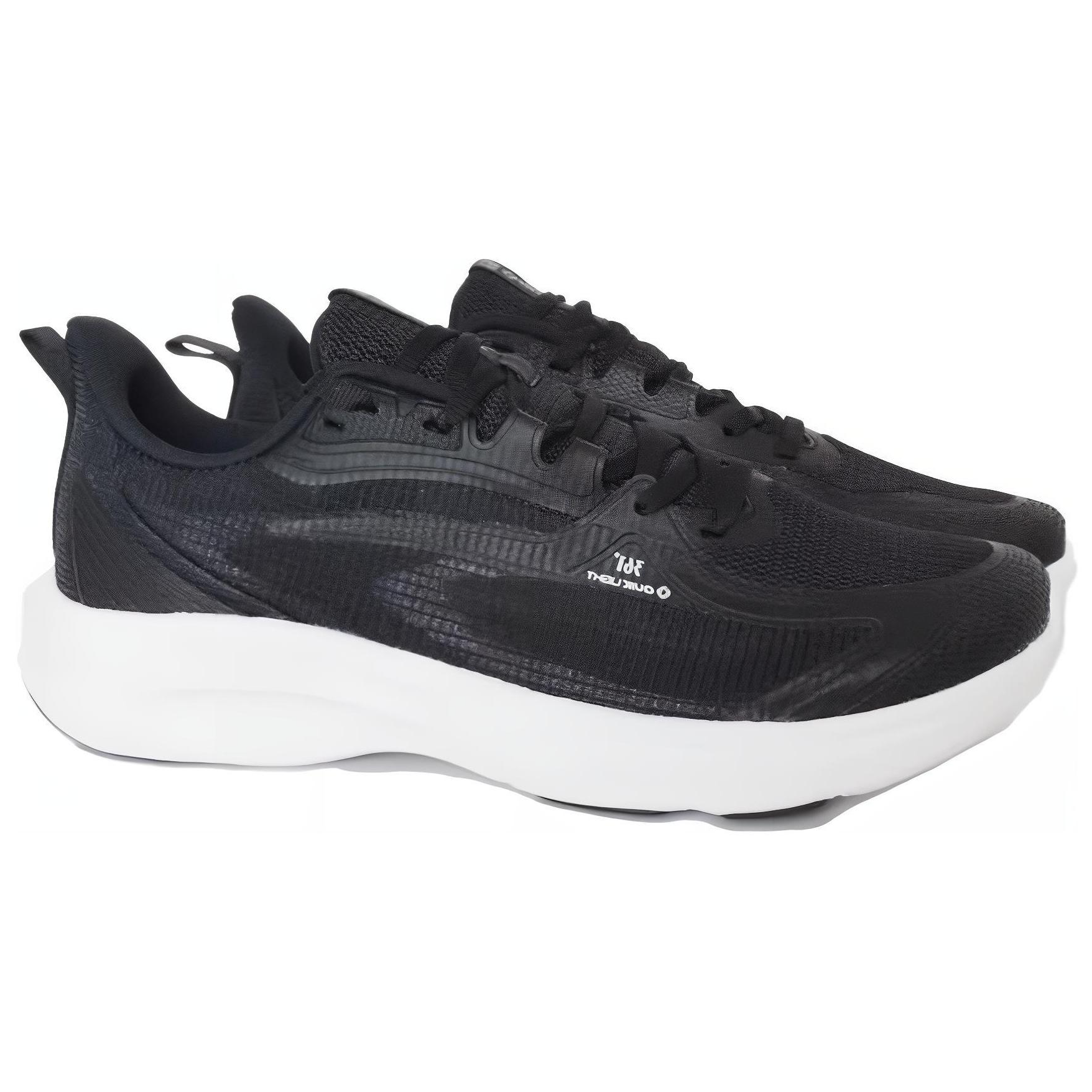 361° Slip Resistant Abrasion Resistant Low top Running Shoes Men’s Black White