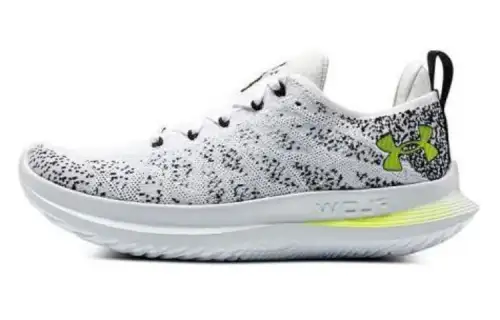 Under Armour Cushioning Abrasion Resistant Breathable Rebound Low top Training Running Shoes Women's White Black