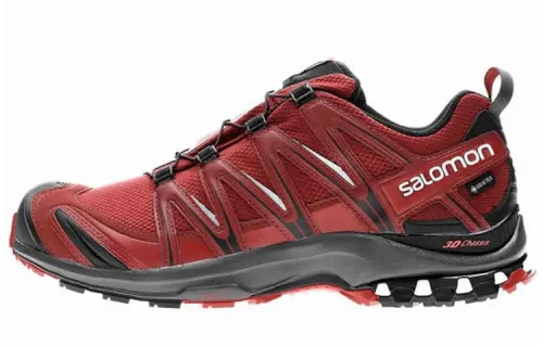 SALOMON Xa Pro 3d Gt Slip Resistant, Abrasion Resistant, Lightweight Low top Outdoor Shoes Men's Red Black